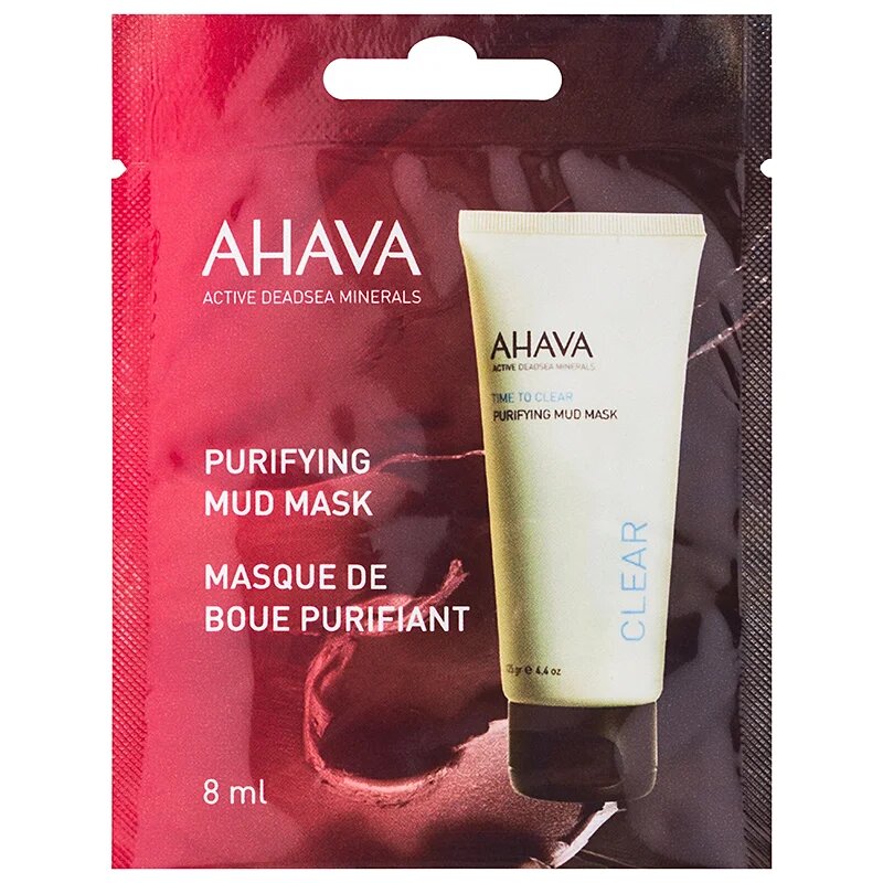 Ahava Time To Clear čistilna maska iz blata 8 ml