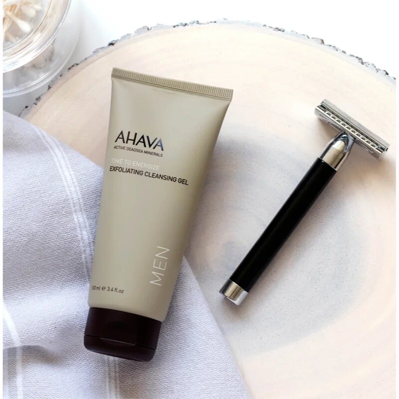 Ahava Time To Energize Men čistilni piling gel 100 ml