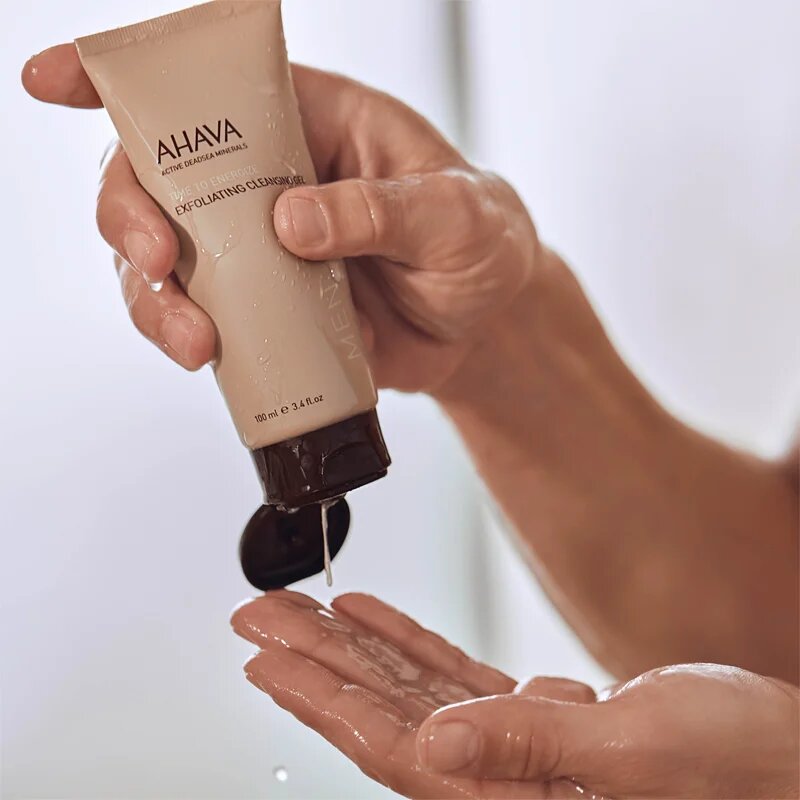 Ahava Time To Energize Men čistilni piling gel 100 ml