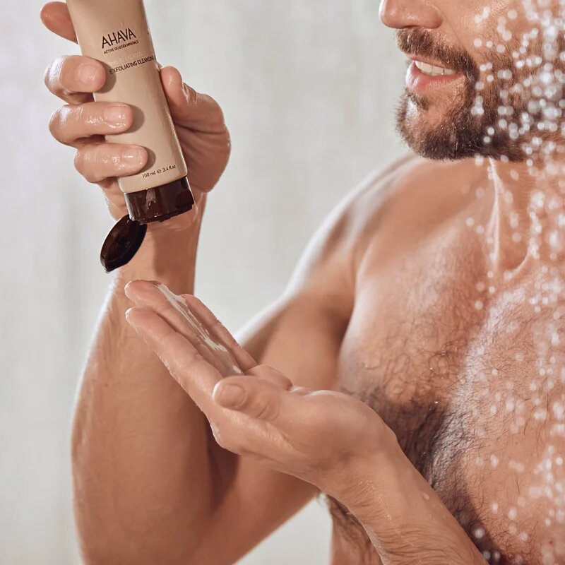 Ahava Time To Energize Men čistilni piling gel 100 ml