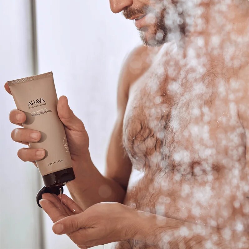 Ahava Time To Energize Men mineralni gel za prhanje 200 ml