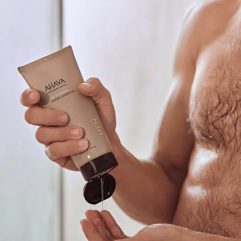 Ahava Time To Energize Men mineralni gel za prhanje 200 ml
