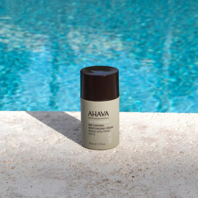 Ahava Time To Energize Men vlažilna pomlajevalna krema SPF 15 50 ml