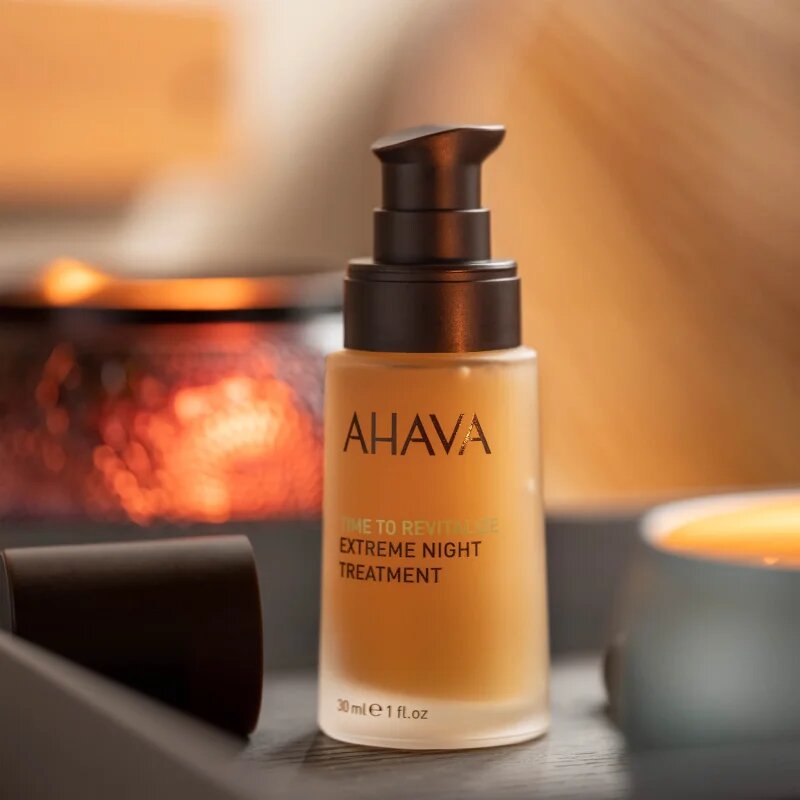 Ahava Time To Revitalize pomlajevalna nočna nega proti gubam 30 ml