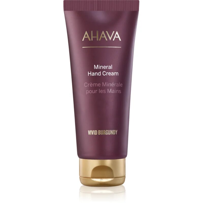 Ahava Vivid Burgundy vlažilna krema za roke z minerali Mrtvega morja 100 ml