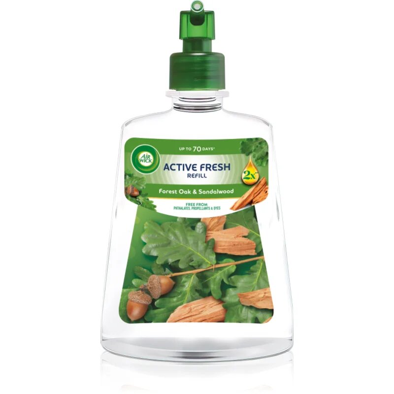 Air Wick Active Fresh Forest Oak & Sandalwood osvežilec zraka nadomestno polnilo 228 ml