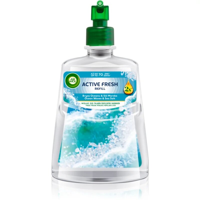 Air Wick Active Fresh Ocean Waves & Sea Salt osvežilec zraka nadomestno polnilo 228 ml