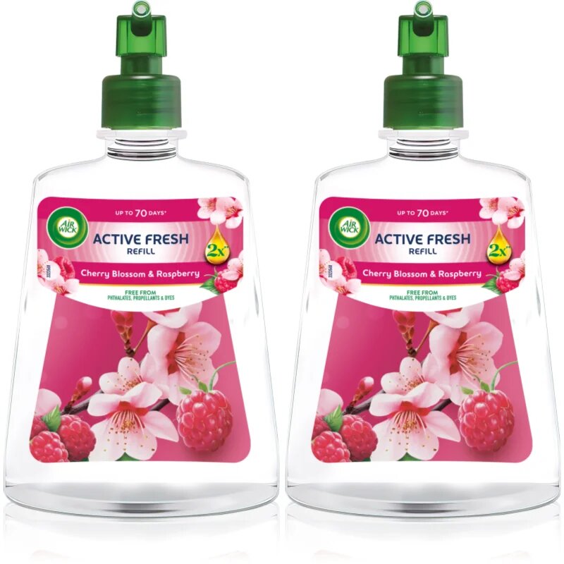 Air Wick Cherry Blossom & Raspberry Duo osvežilec zraka nadomestno polnilo