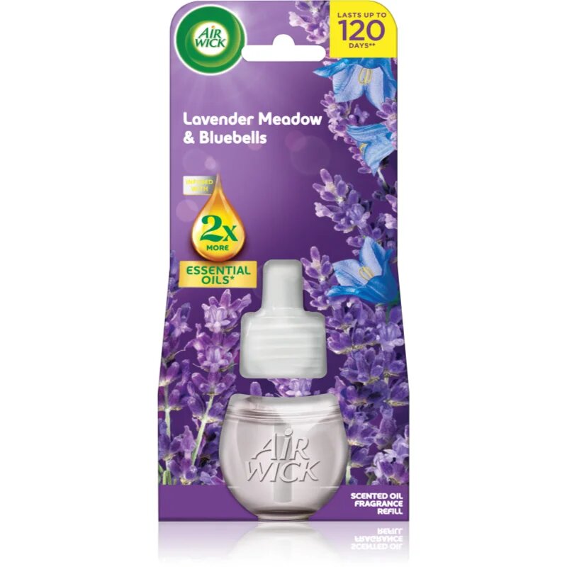 Air Wick Essential Oils Lavender Meadow & Bluebells polnilo za aroma difuzor 19 ml