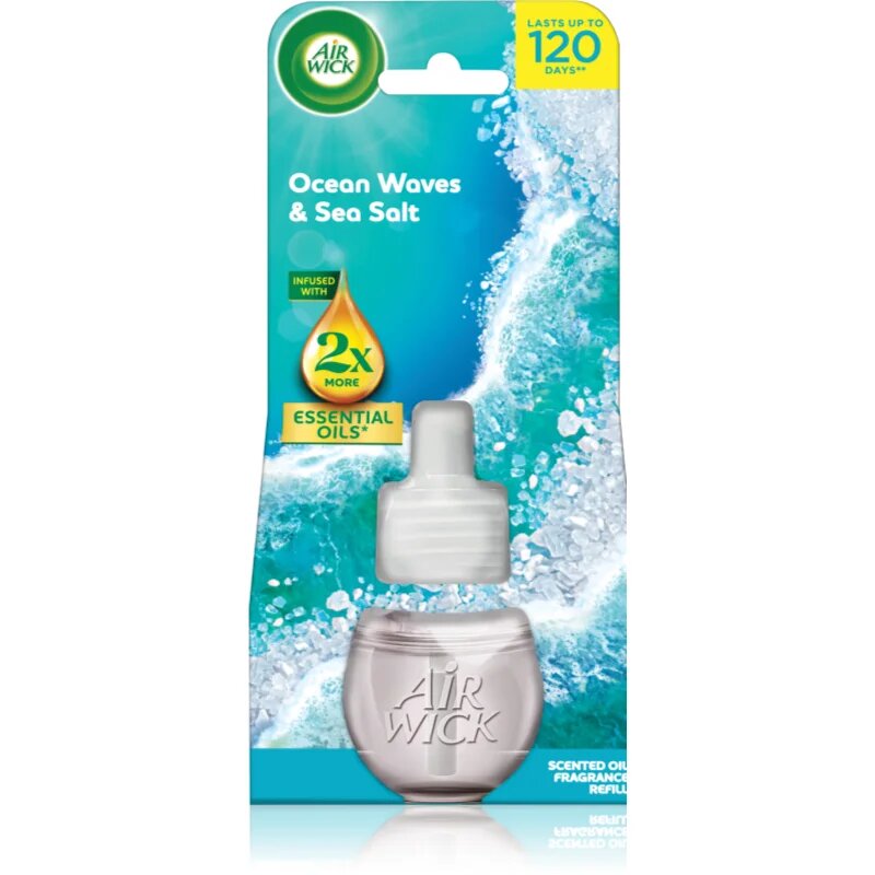 Air Wick Essential Oils Ocean Wawes & Sea Salt polnilo za aroma difuzor 19 ml