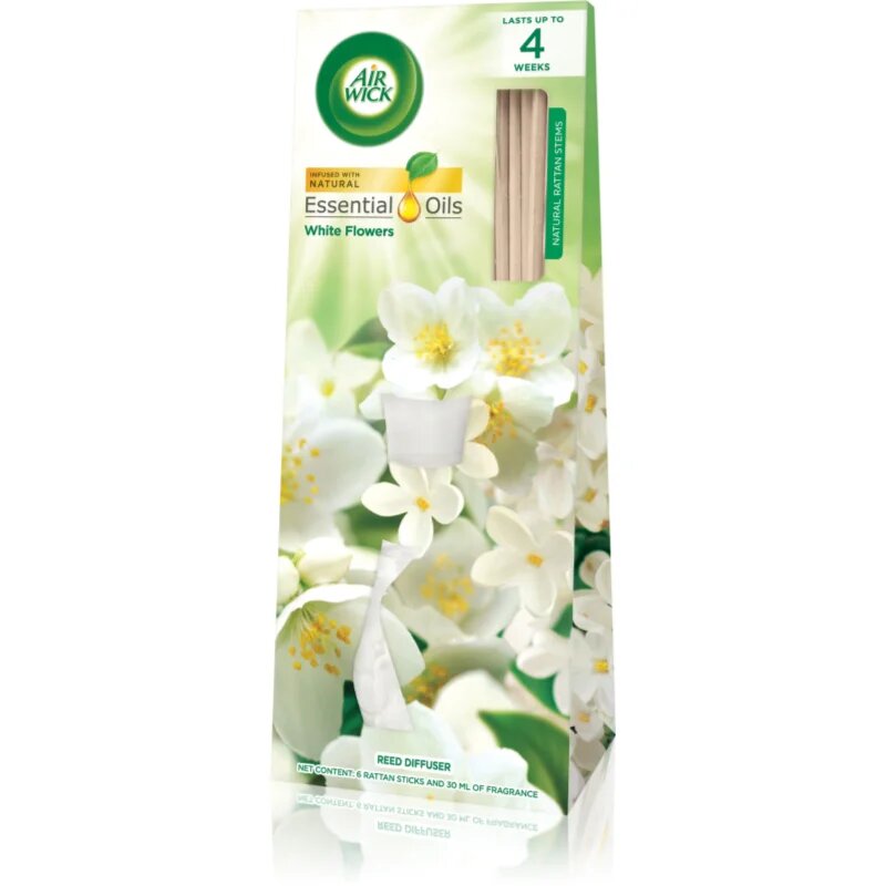 Air Wick Essential Oils White Flowers aroma difuzor s polnilom 30 ml
