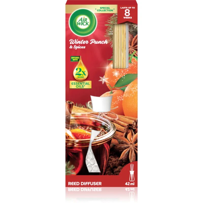 Air Wick Winter Punch&Spices aroma difuzor s polnilom 42 kos