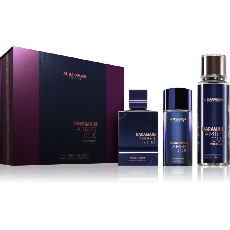 Al Haramain Amber Oud Dubai Night darilni set uniseks 1 kos