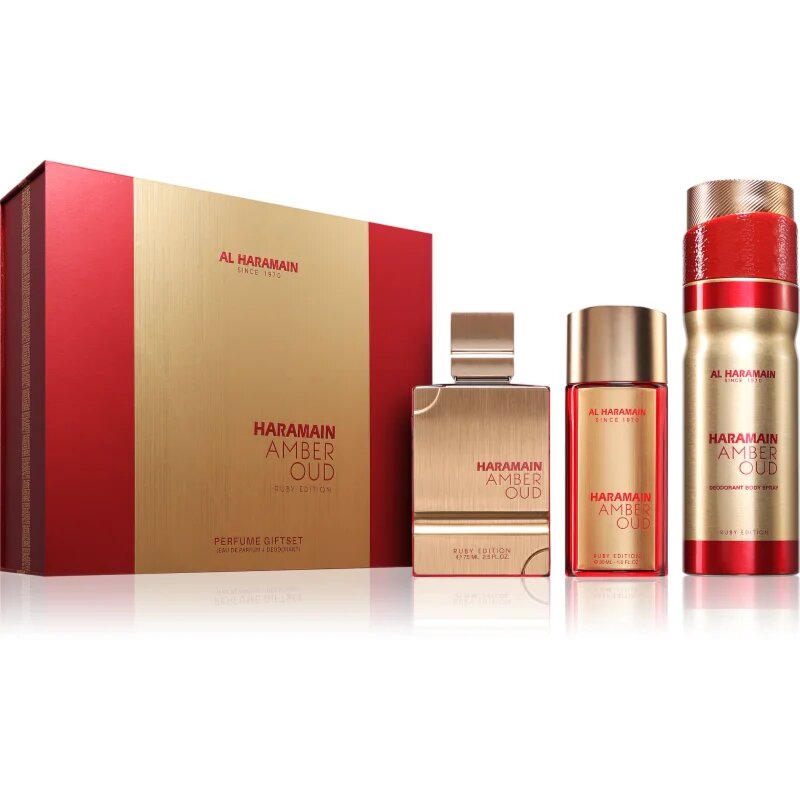 Al Haramain Amber Oud Ruby Edition darilni set uniseks 1 kos