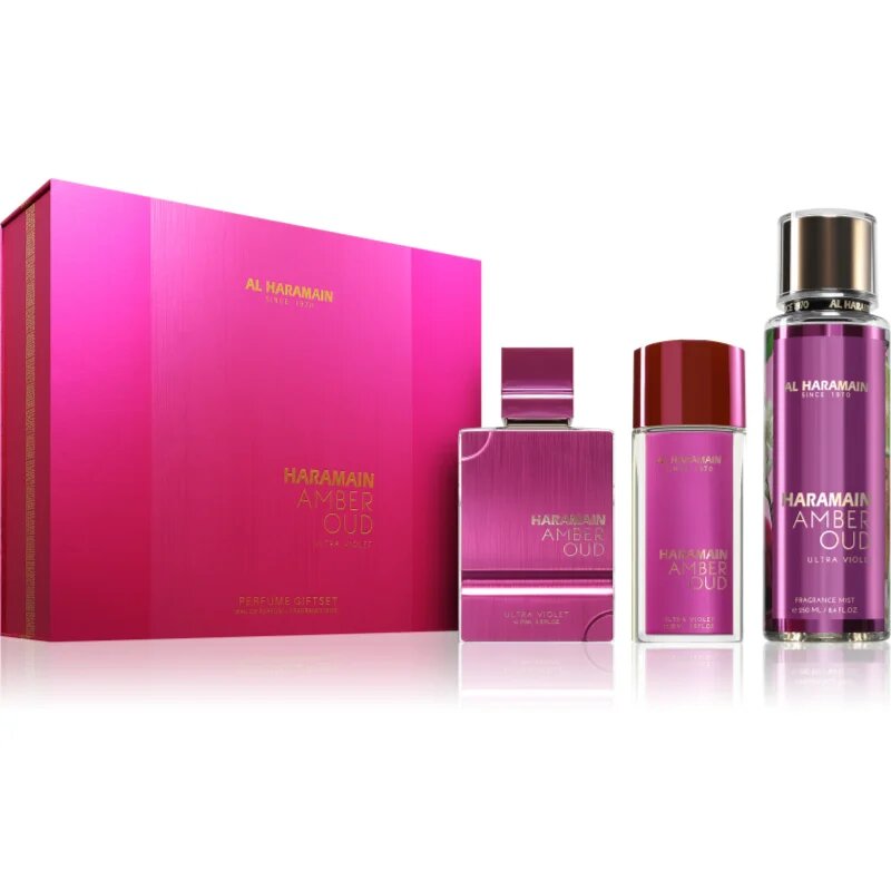 Al Haramain Amber Oud Ultra Violet darilni set za ženske 1 kos