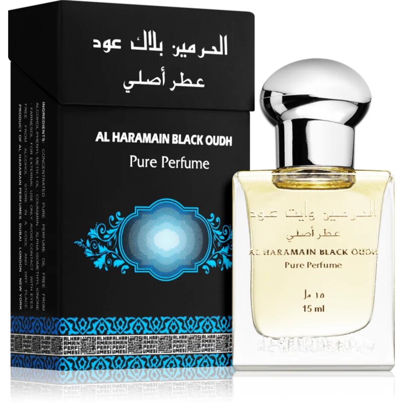 Al Haramain Black Oudh parfumirano olje uniseks 15 ml
