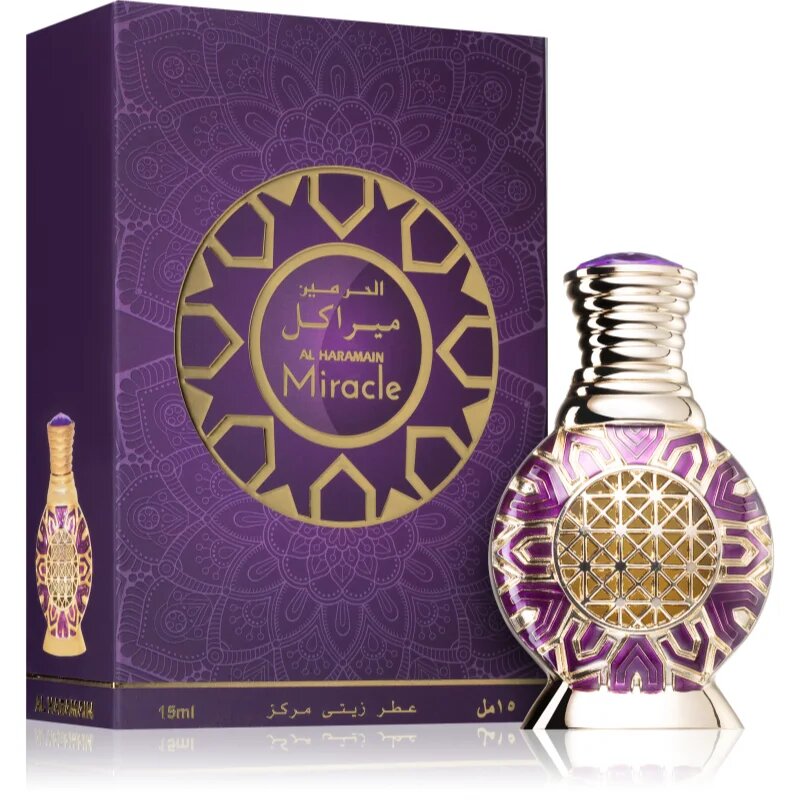 Al Haramain Miracle parfumirano olje uniseks 15 ml