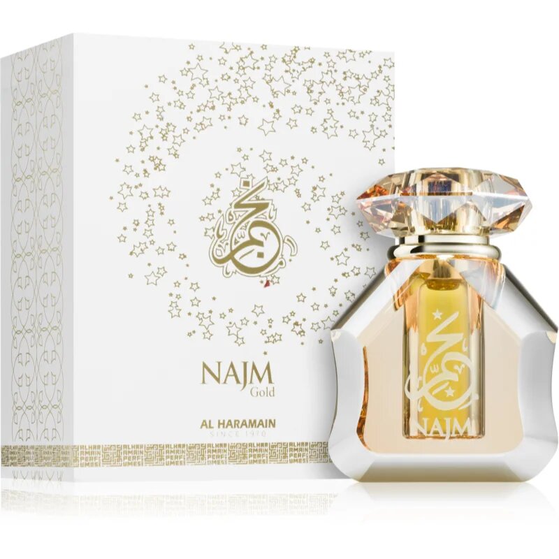 Al Haramain Najm Gold parfumirano olje uniseks 18 ml