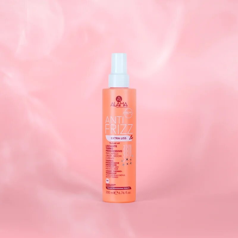Alama Professional Anti Frizz Extra Liss gladilna kura za sijaj suhih in krhkih las 200 ml