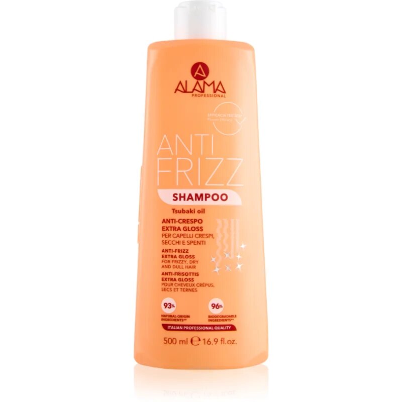 Alama Professional Anti Frizz Gloss Shampoo šampon proti krepastim lasem 500 ml
