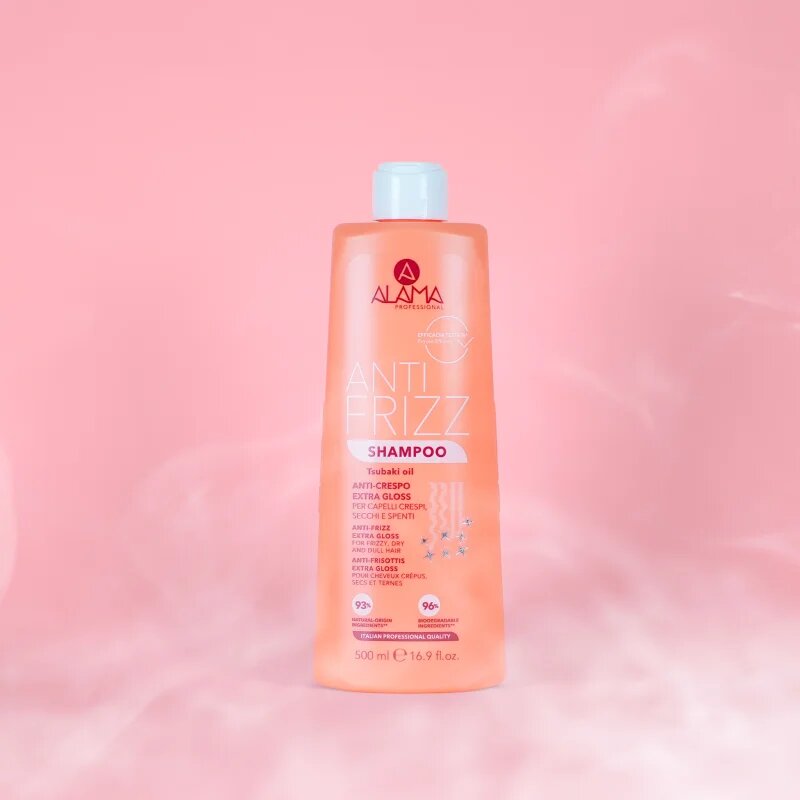 Alama Professional Anti Frizz Gloss Shampoo šampon proti krepastim lasem 500 ml