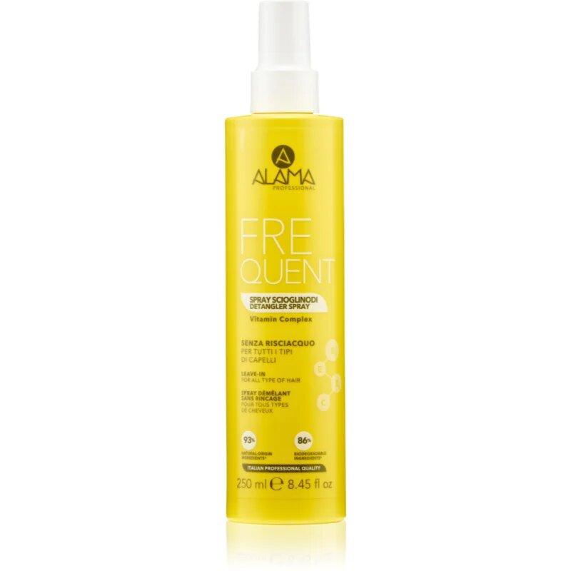 Alama Professional Frequent Detangler Spray pršilo brez spiranja za lažje razčesavanje las 250 ml