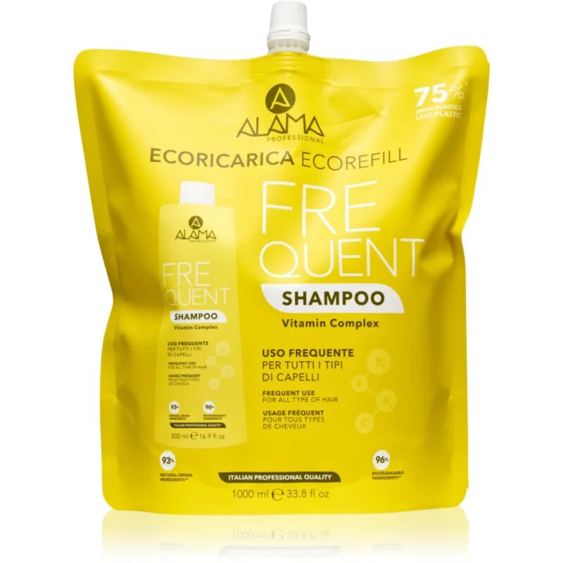 Alama Professional Frequent Shampoo šampon za vsakodnevno uporabo Eco Refill 1000 ml
