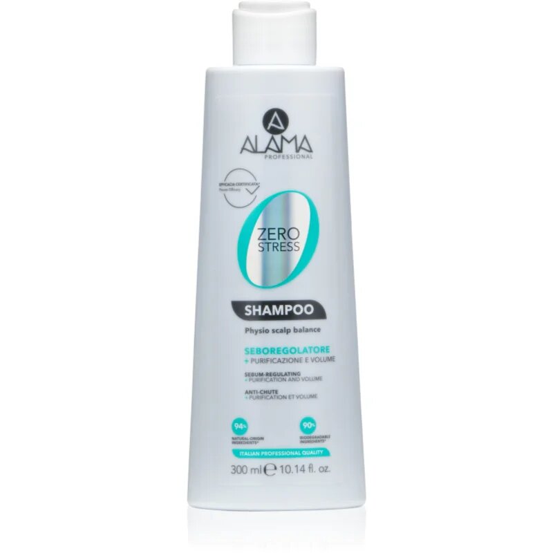 Alama Professional Zero Stress Sebum Regulating Shampoo šampon za mastno lasišče 300 ml
