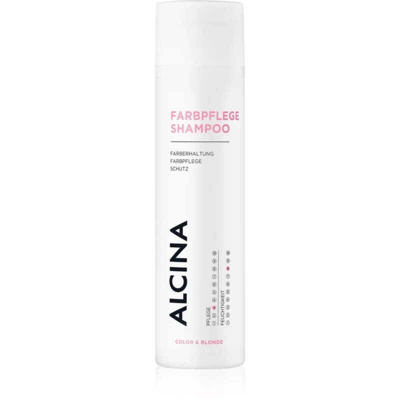 Alcina Color & Blond šampon za barvane kemično obdelane lase in posvetljene lase 250 ml