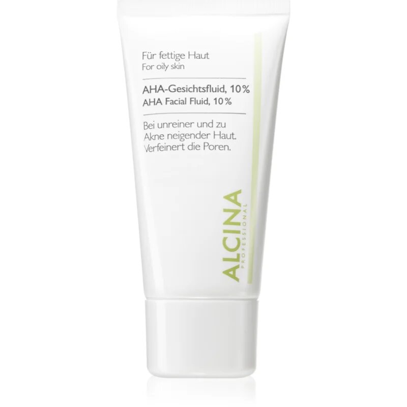 Alcina For Oily Skin fluid za obraz z AHA kislinami 10% 50 ml