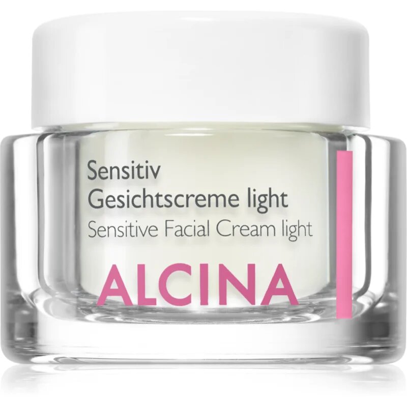 Alcina For Sensitive Skin nežna krema za obraz za pomiritev in okrepitev občutljive kože 50 ml