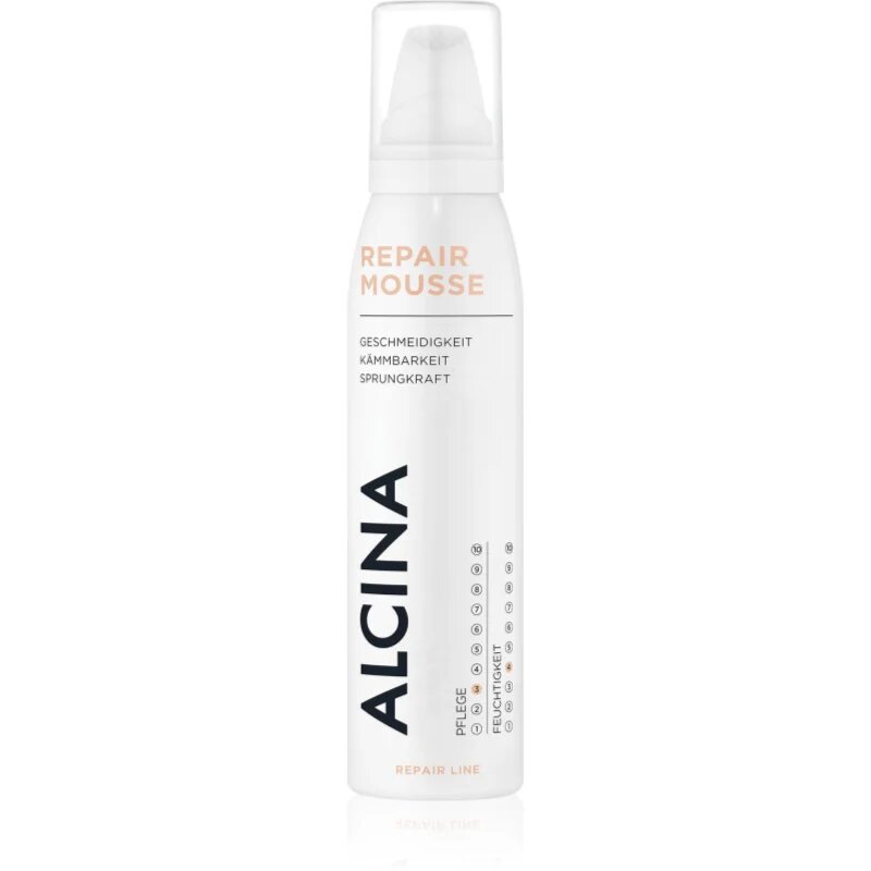 Alcina Repair Line regeneracijska pena za suhe in poškodovane lase 150 ml