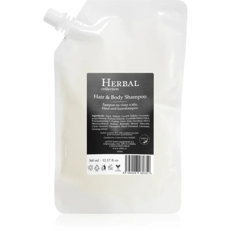 Alda cosmetics Herbal Collection šampon za telo in lase 360 ml