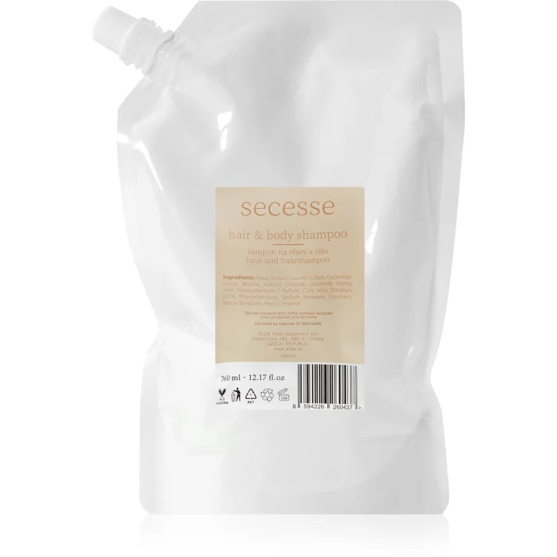 Alda cosmetics Secesse šampon za lase in telo 360 ml