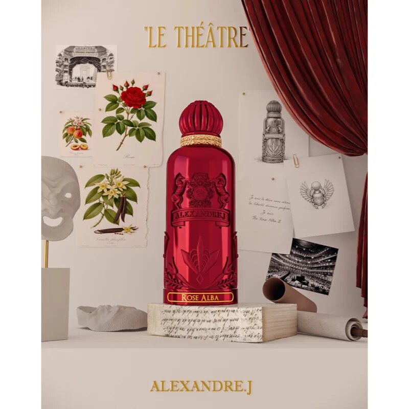 Alexandre.J The Elixir Collector Rose Alba parfumska voda uniseks 100 ml