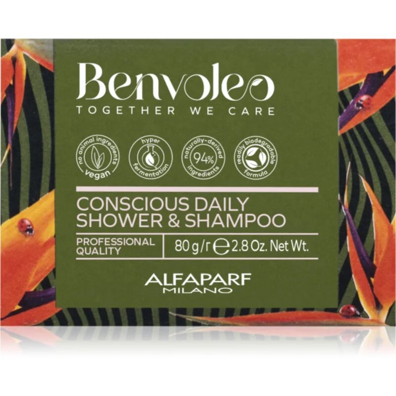Alfaparf Milano Benvoleo Daily organski trdi šampon 3v1 80 g