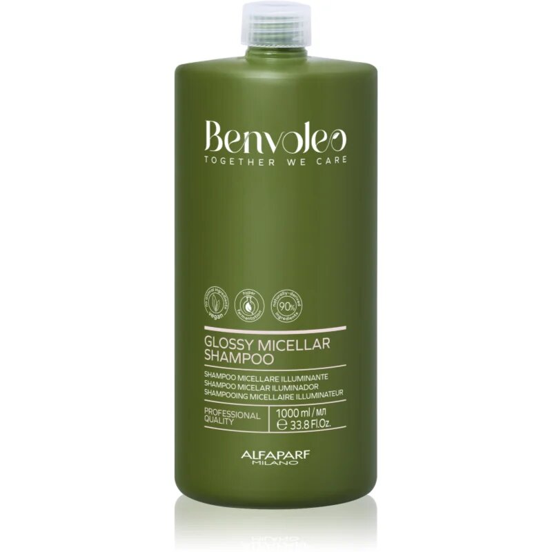 Alfaparf Milano Benvoleo Glossy micelarni šampon za vsakodnevno uporabo 1000 ml