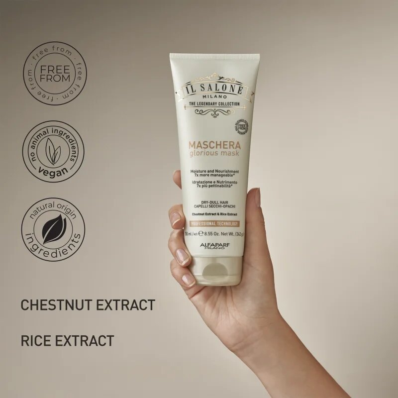 Alfaparf Milano Il Salone Milano Glorious obnovitvena maska za poškodovane lase 250 ml