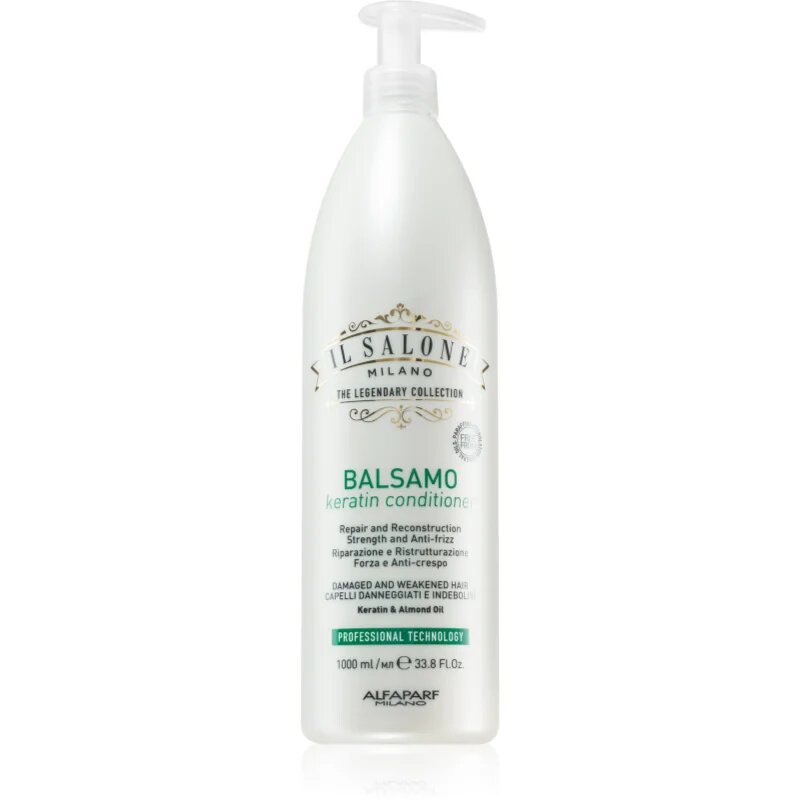 Alfaparf Milano Il Salone Milano Keratin obnovitveni balzam za poškodovane lase 1000 ml