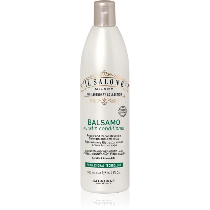 Alfaparf Milano Il Salone Milano Keratin obnovitveni balzam za poškodovane lase 500 ml