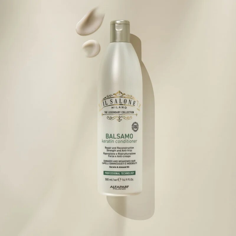 Alfaparf Milano Il Salone Milano Keratin obnovitveni balzam za poškodovane lase 500 ml
