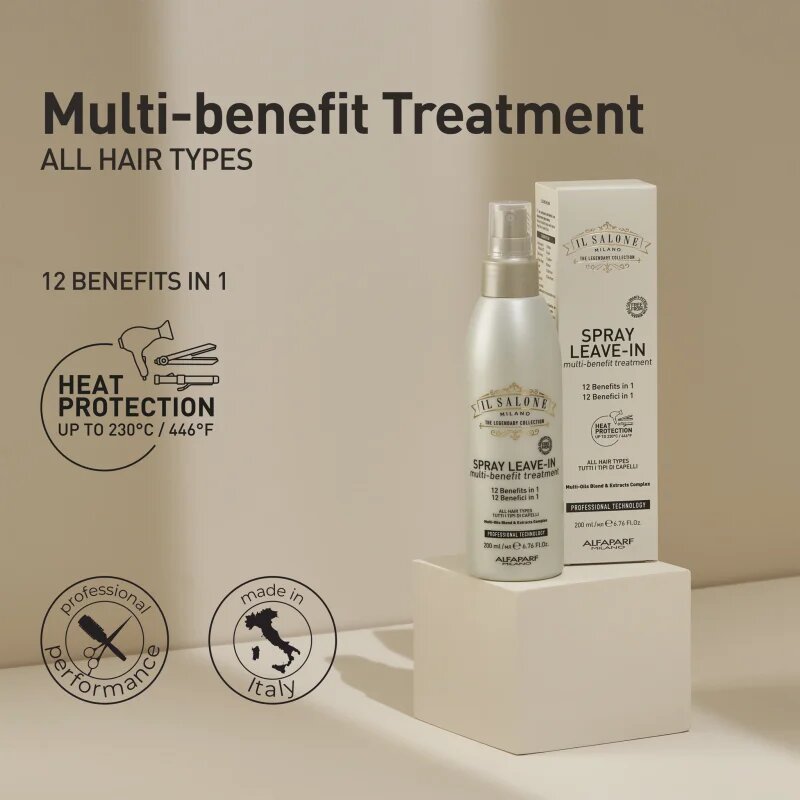 Alfaparf Milano Il Salone Milano Multi-benefit večnamensko pršilo za vse tipe las 200 ml