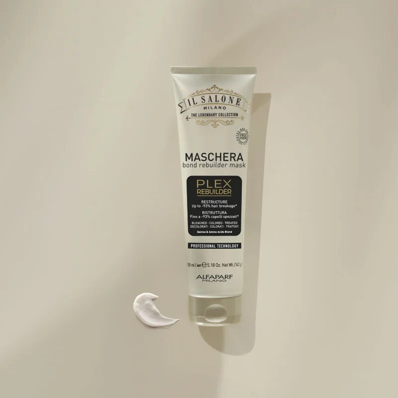 Alfaparf Milano Il Salone Milano Plex Rebuilder maska za razbarvane barvane in kemično obdelane lase 150 ml