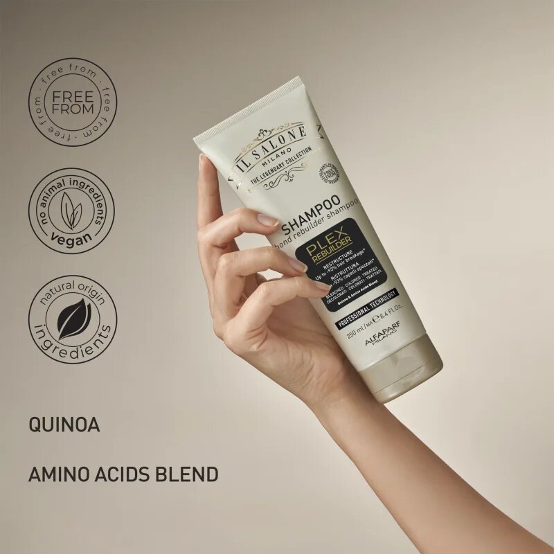Alfaparf Milano Il Salone Milano Plex Rebuilder zaščitni šampon za razbarvane barvane in kemično obdelane lase 250 ml