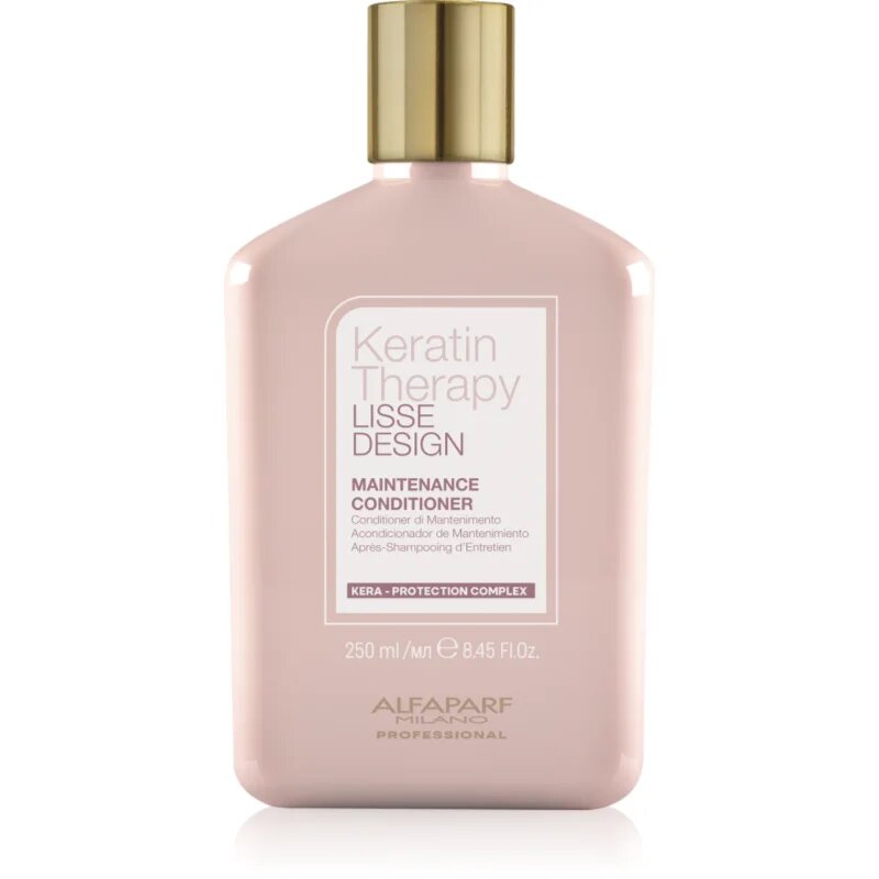 Alfaparf Milano Keratin Therapy Lisse Design nežen balzam za sijaj in mehkobo las 250 ml