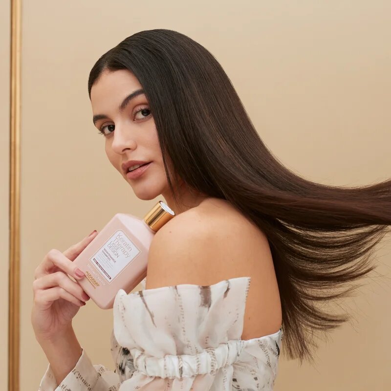 Alfaparf Milano Keratin Therapy Lisse Design nežni šampon za sijaj in mehkobo las 250 ml