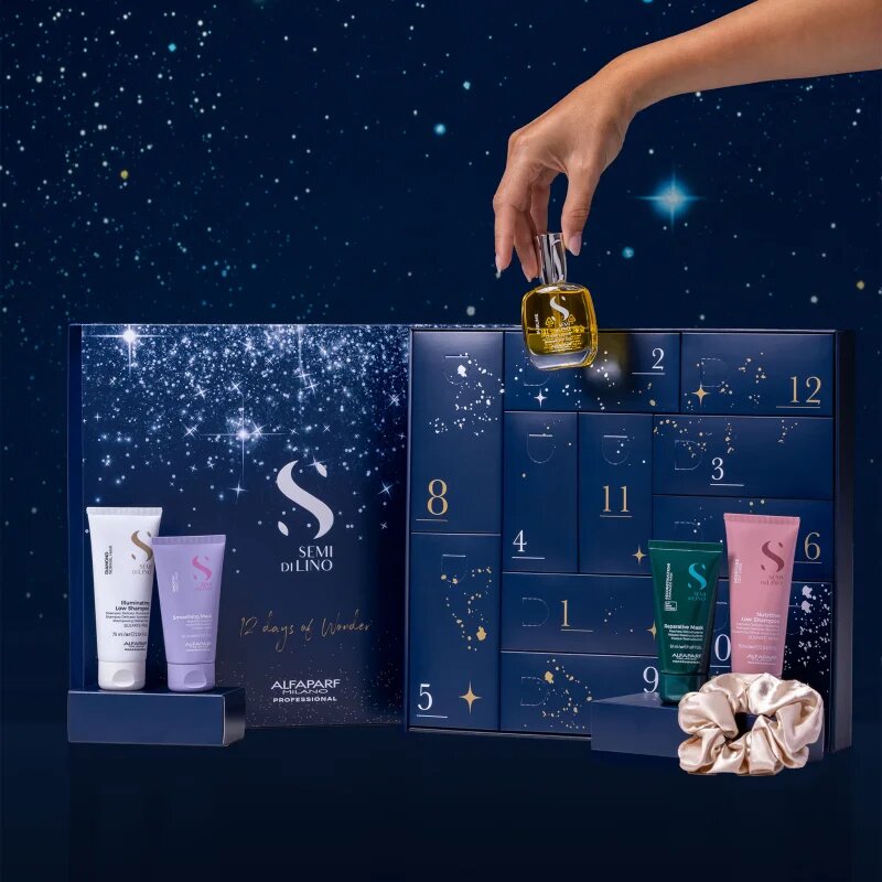 Alfaparf Milano Semi di Lino Advent Calendar adventni koledar za lepe lase in kožo
