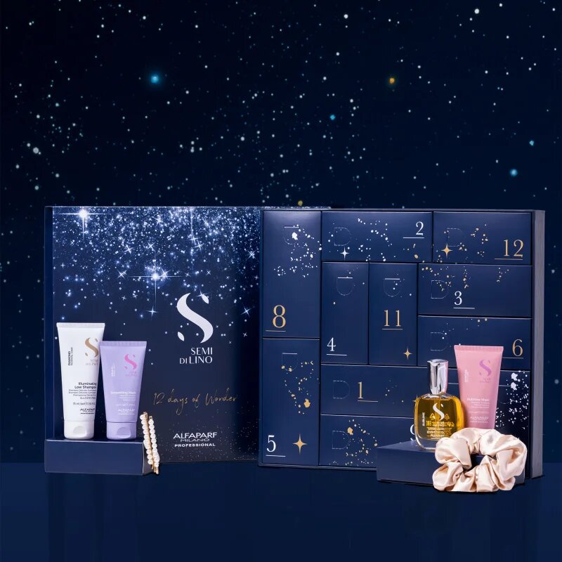 Alfaparf Milano Semi di Lino Advent Calendar adventni koledar za lepe lase in kožo