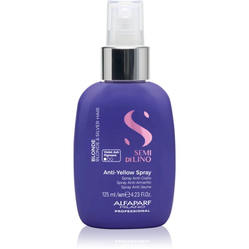 Alfaparf Milano Semi di Lino Blonde pršilo proti rumenim tonom za blond lase in lase s prameni 125 ml