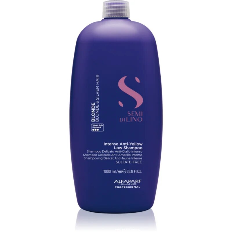 Alfaparf Milano Semi di Lino Blonde šampon za toniranje za blond lase in lase s prameni 1000 ml